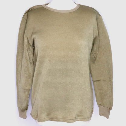 Französische Armee Unterhose und Unterhemd Langarm Unterwäsche Thermo oliv
