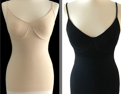 Heine Bauch weg Top Sporttop Formhemd schwarz ecru Damen mit Bügel nahtlos Neu