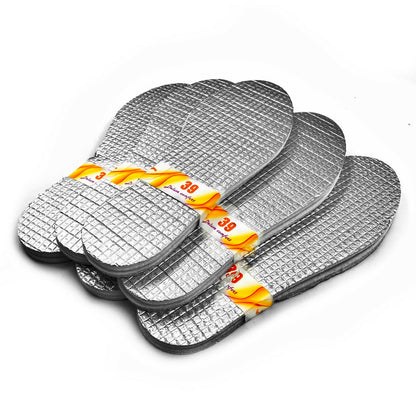 5x Einlegesohlen Wolle Filz ALU Thermo Sohlen Schuheinlage gr. 36-46