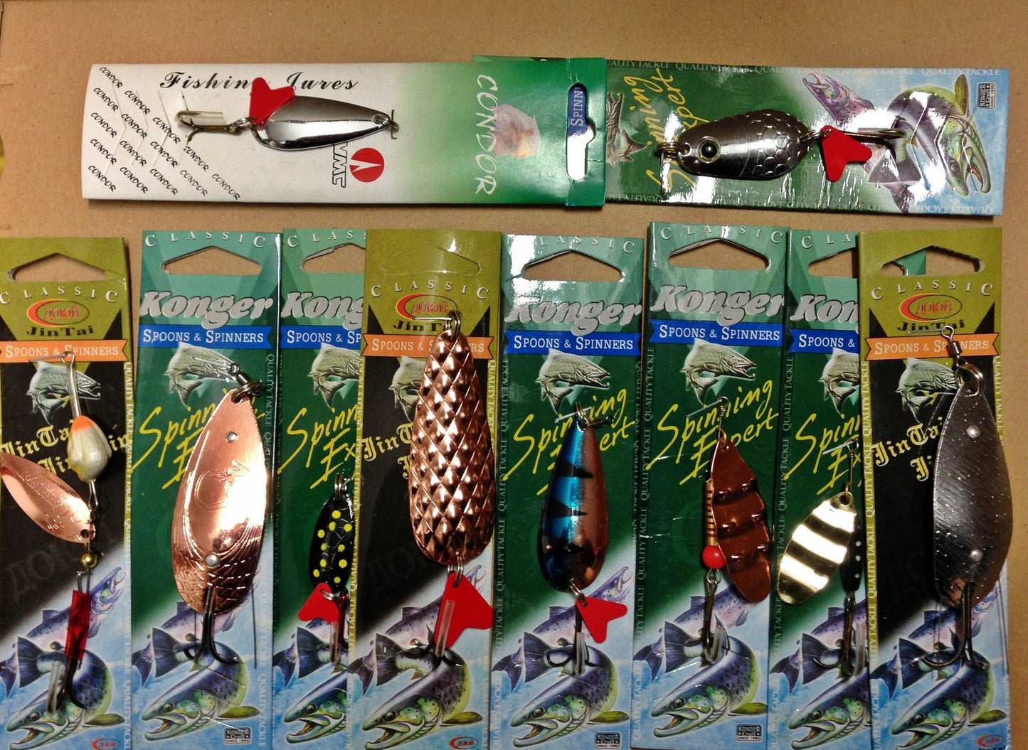 Blinker & Spinner Kunstköder | 10-30 Raubfisch Köder Set