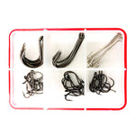 50  Japanische Haken Angelhaken Set Allroundhaken  Welshaken Karpfenhaken  Titan