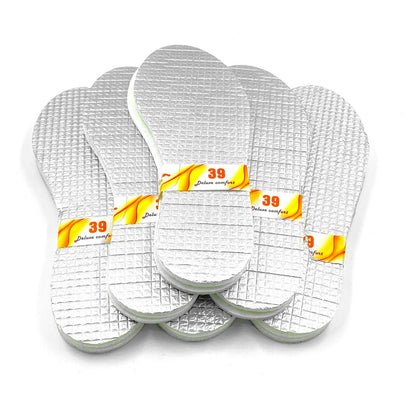 1x ALU Thermo isolierende Sohlen Einlegesohlen Schuheinlage