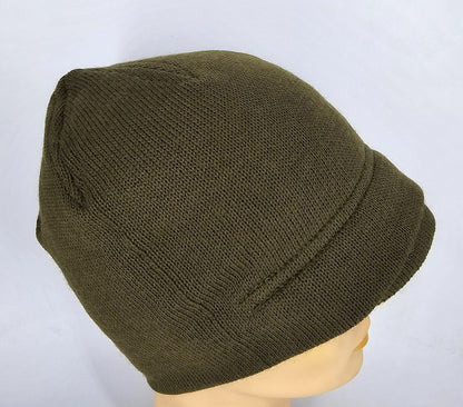 Wolle Mütze Wintermütze Militär Jeep Cap Wollmütze Schirmmütze
