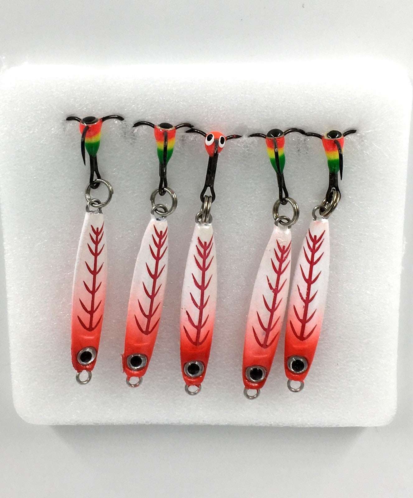 5 x Miniblinker Forellen Blinker Set Barschblinker  4,5cm  3,5 Gr. Ooshima Japan