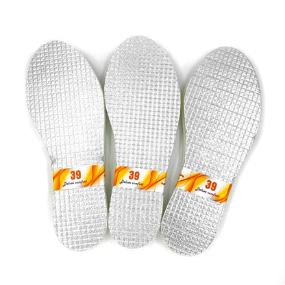 1-10x ALU Thermo Sohlen isolierende Einlegesohlen Schuheinlage 36-46