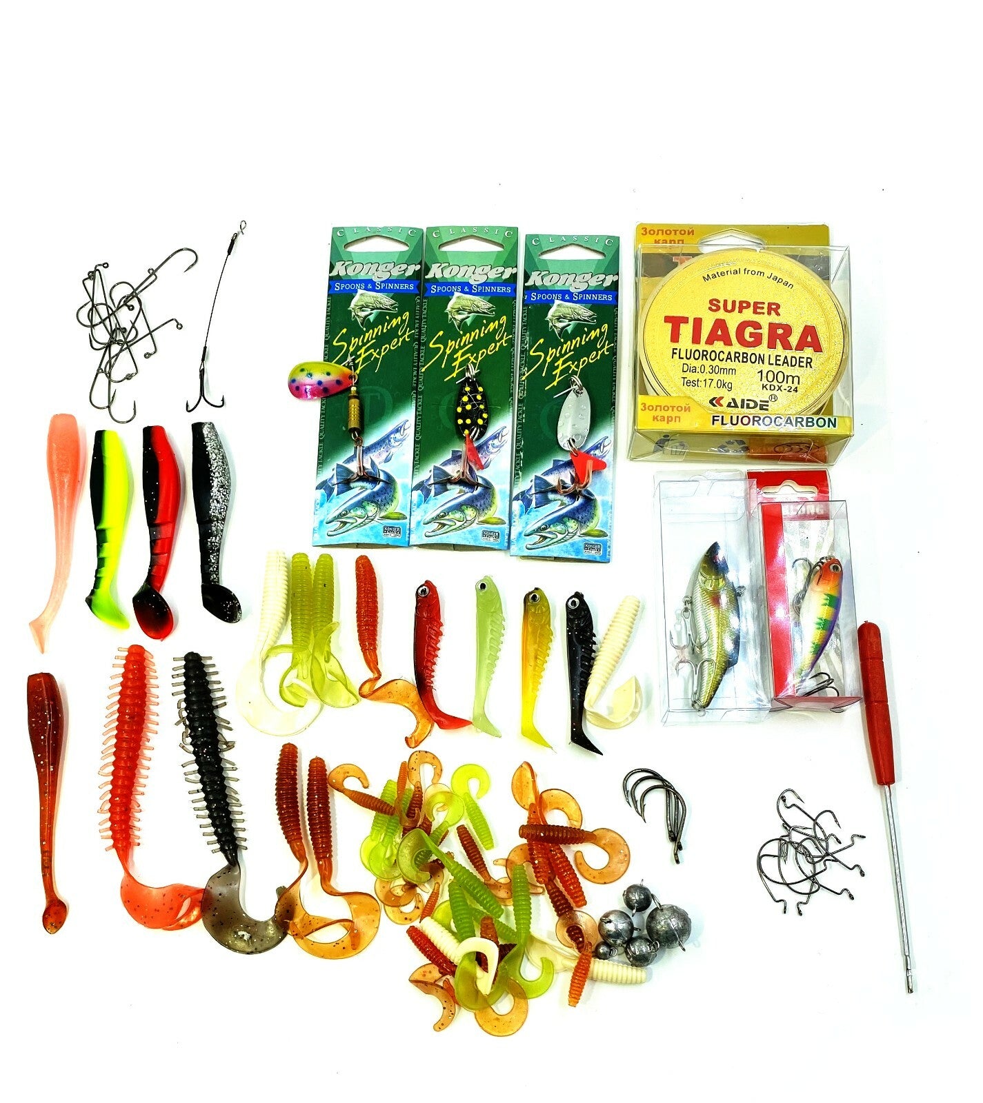 Angelset 85 Teile – Raubfisch Komplettset Angelset Starterset
