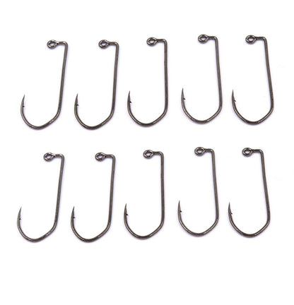 10 Stück Jighaken Angelhaken Raubfischhaken Größen 2-2/0 OS-6006