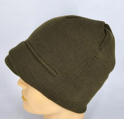 Wolle Mütze Wintermütze Militär Jeep Cap Wollmütze Schirmmütze
