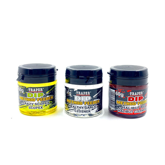 Method Feeder Dip angeln Lockmittel Köder Booster Brachse Karpfen 60 g - 180g
