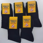 5-10-15  Arbeitssocken Workersocks  Baumwolle Socken schwarz , anthrazit