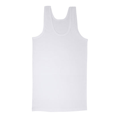 2er Pack Baumwolle Unterhemd Achselhemd Shirt ärmellos weiß  5/M-7/XL