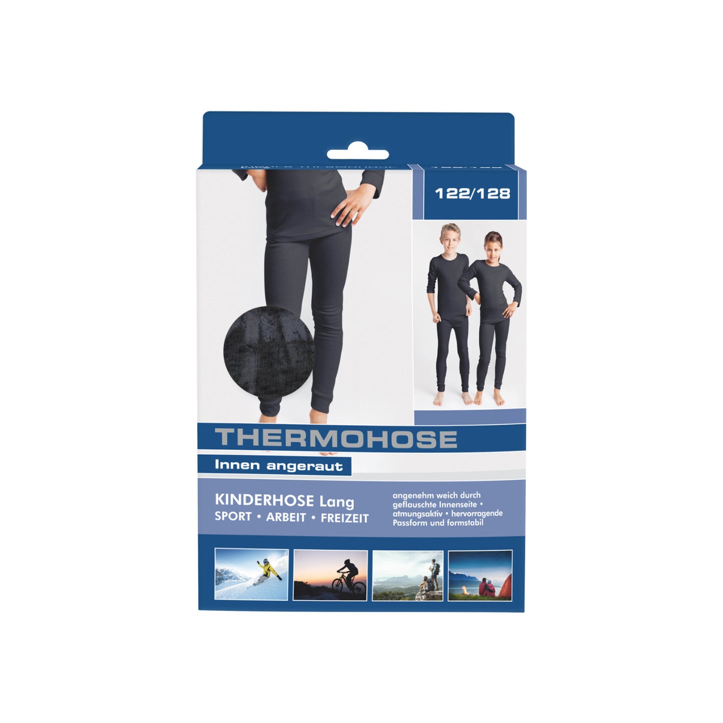 Kinder Thermo Unterwäsche Set Funktionswäsche Thermo Unterhemd und Unterhose NEU