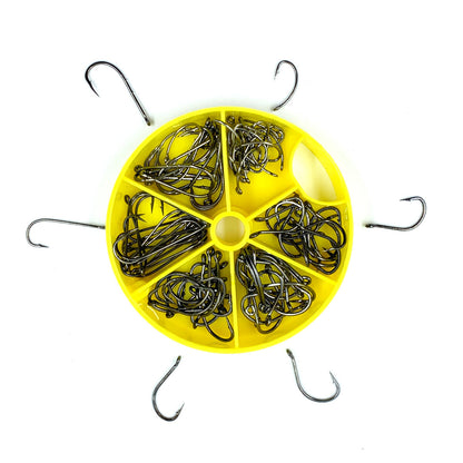 80 Stück Angelhaken OOSHIMA | Karpfen, Aal, Allround & Forellenhaken