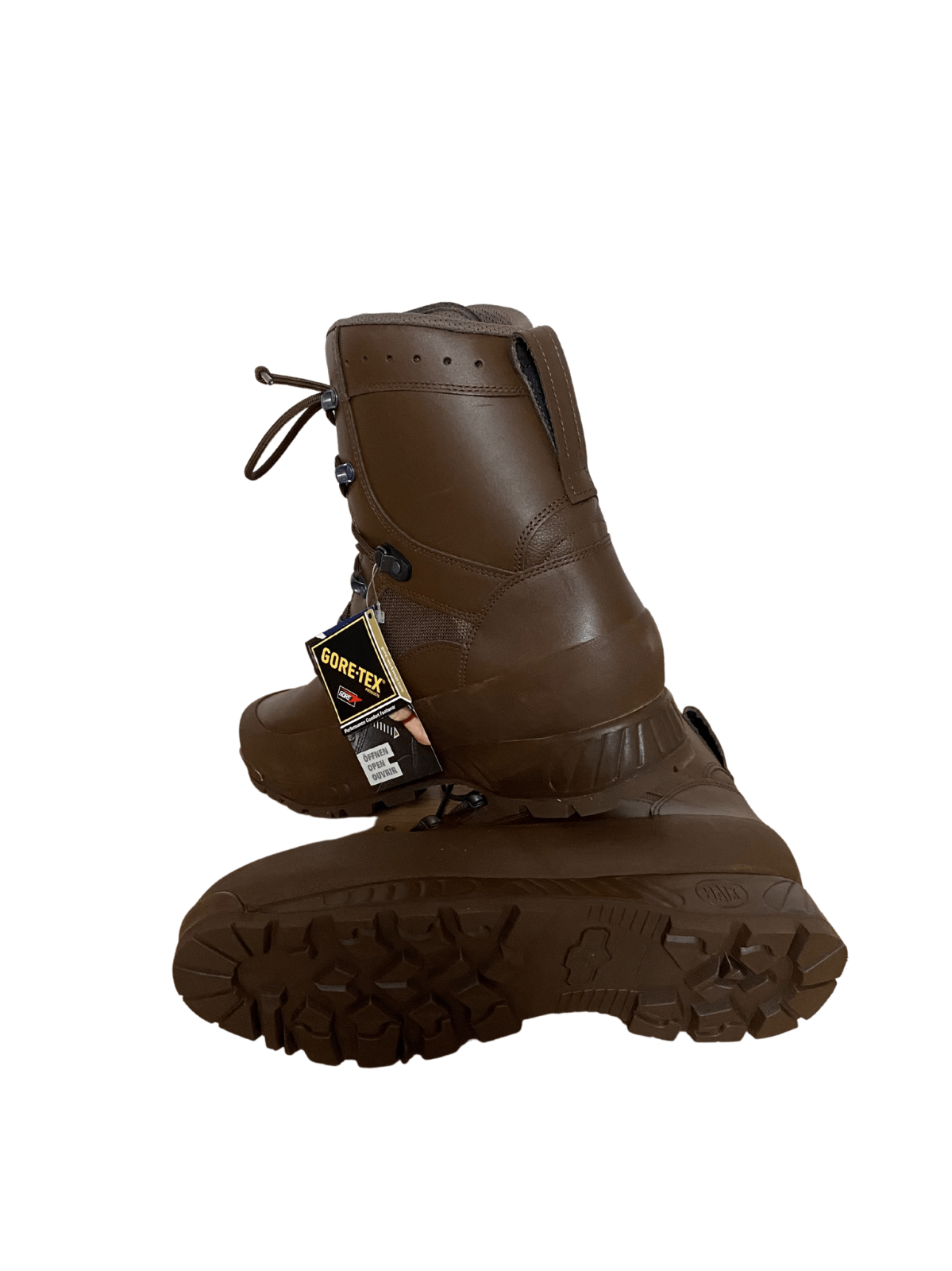 Original Britische Kampfstiefel HAIX HIGH LIABILITY braun Einsatzstiefel Stiefel