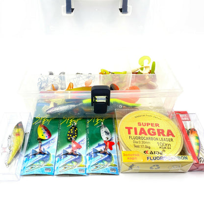 Angelset 85 Teile – Raubfisch Komplettset Angelset Starterset