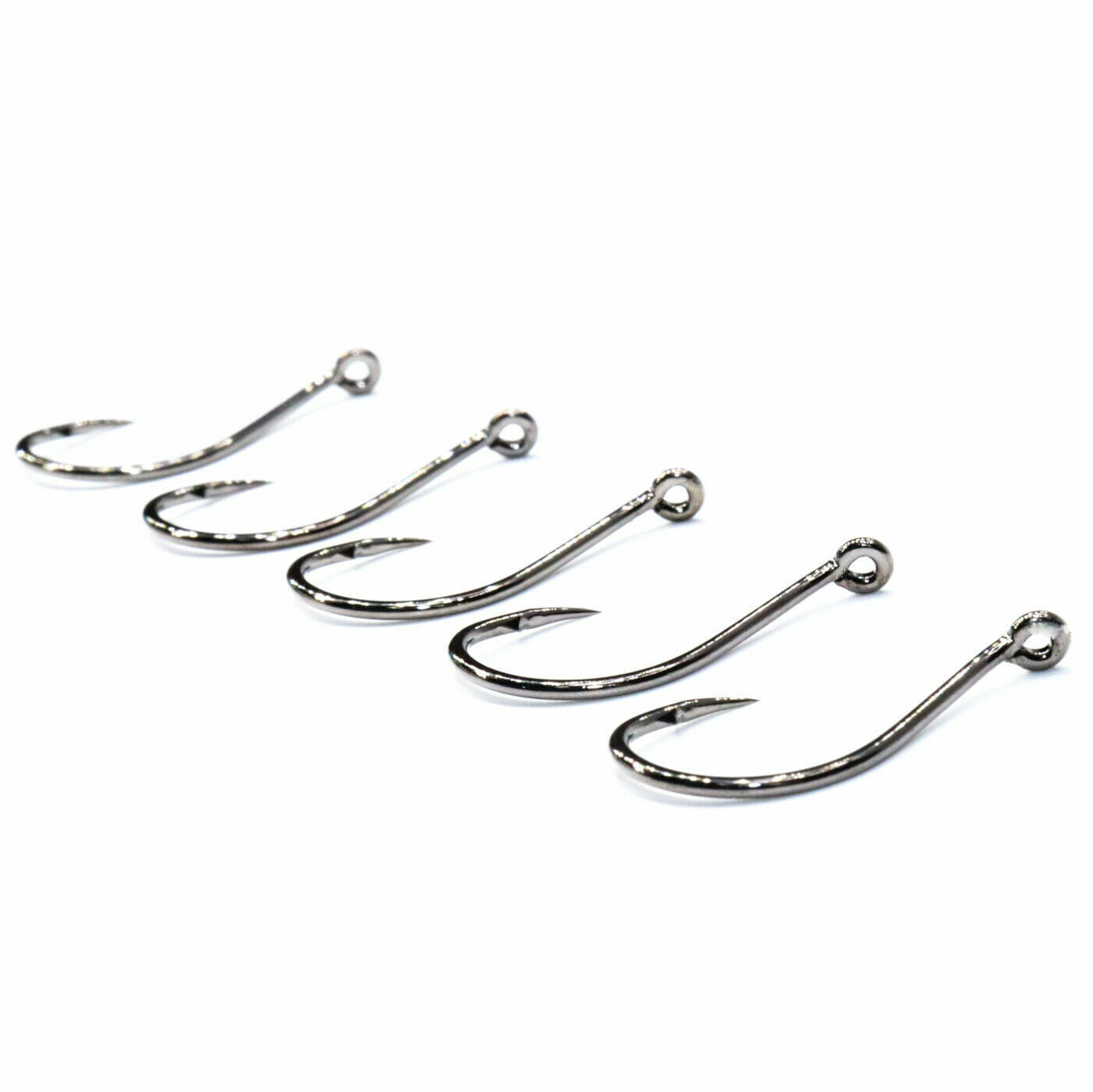 5 oder 10 Stück Karpfenhaken Angelhaken Größe 1 und 3/0 Haken Angeln mit öse