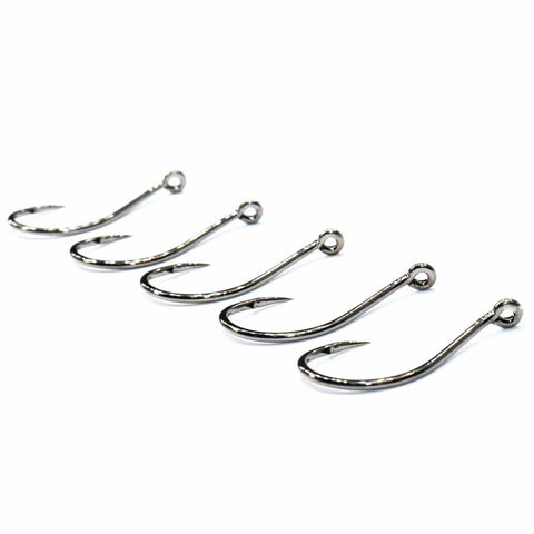 5 oder 10 Stück Karpfenhaken Angelhaken Größe 1 und 3/0 Haken Angeln mit öse