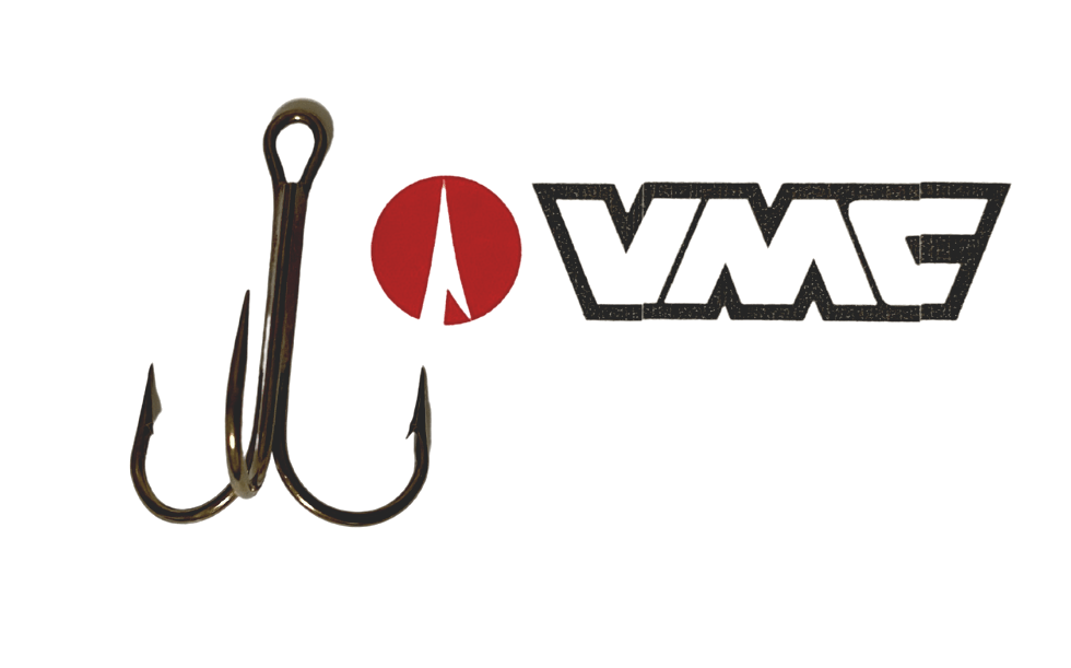 VMC Raubfischhaken Angelhaken Meeresdrilling, Drilling Größen 12 bis 5/0 Bronze