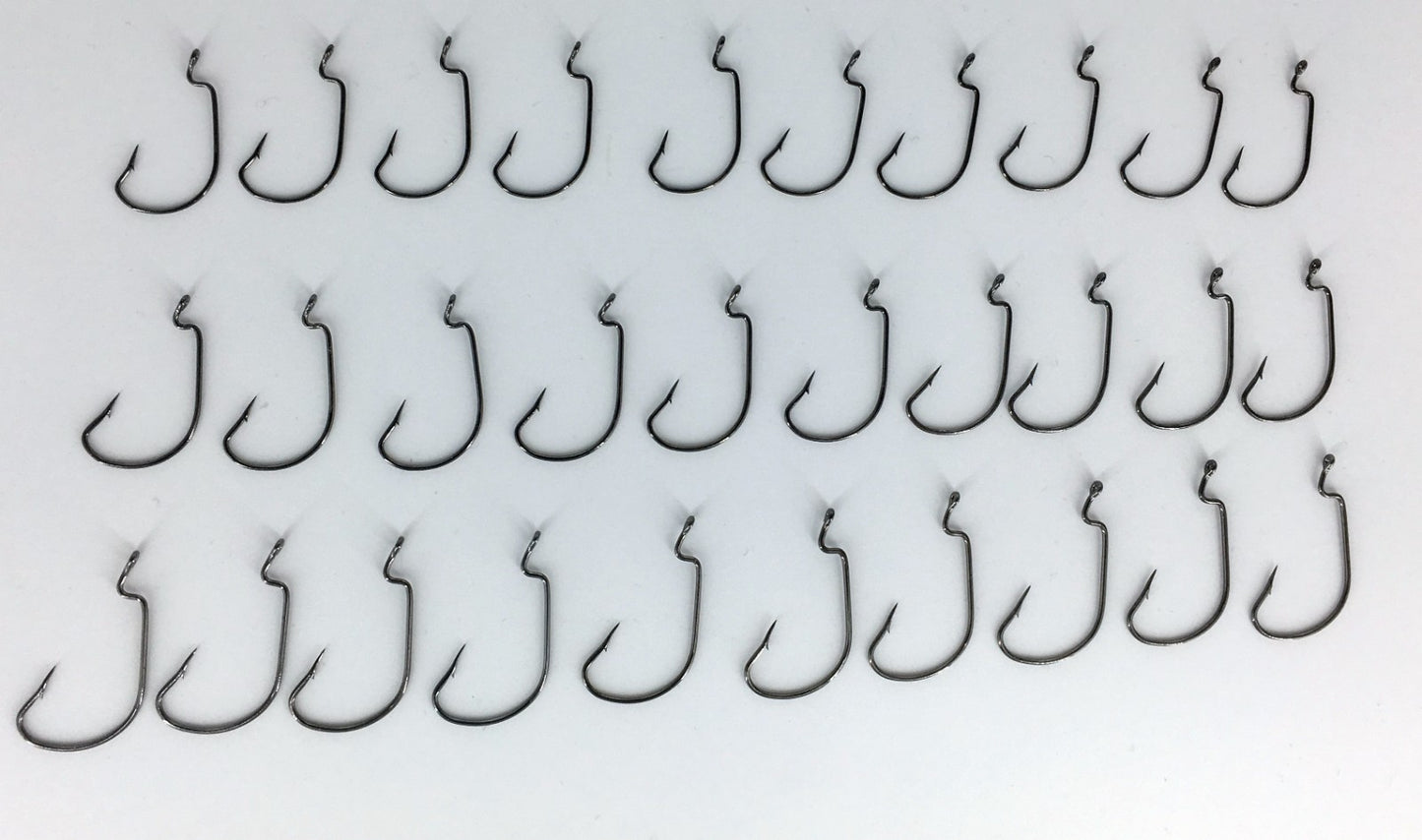 30x Offsethaken Jigkopf Angelhaken OOSHIMA Jigging Haken Gr. 1-4 | je 5