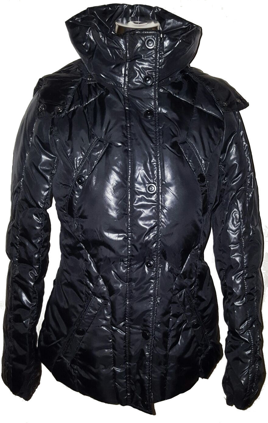 Steppjacke Winterjacke Damen schwarz gepolstert Neu größe 34 fällt groß aus