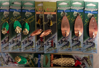 Blinker & Spinner Kunstköder | 10-30 Raubfisch Köder Set