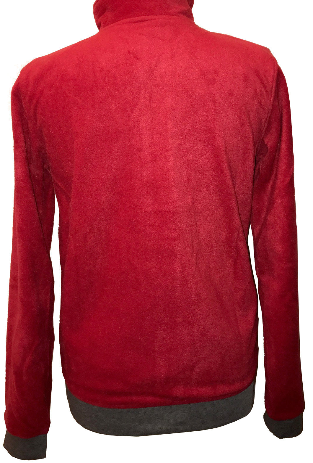 Fleecejacke rot unisex mit Reißverschluss jungen mädchen Pullover größe 164/170