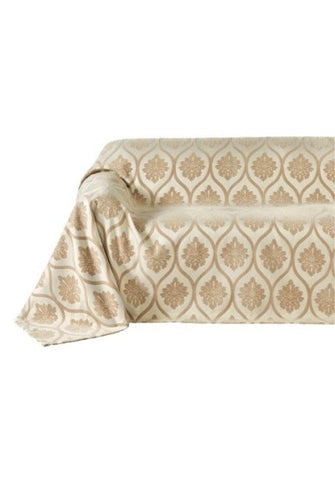 Sofaüberwurf Heine Tagesdecke Bettdecke Bett Über-Wurf verschiedene Größen beige