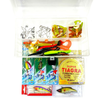 Angelset 85 Teile – Raubfisch Komplettset Angelset Starterset