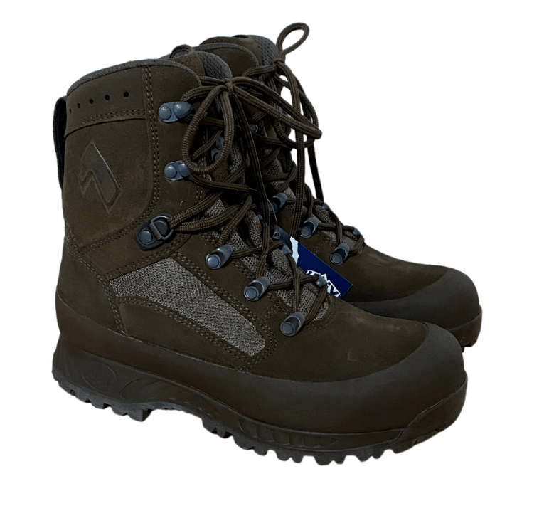 Original Britische Kampfstiefel HAIX HIGH LIABILITY braun Einsatzstiefel Stiefel