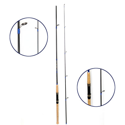 SPINNRUTE Angelrute 1-7g,10-30g ,20-60g 2,10-2,7m Forelle Barsch Spinning Carbon