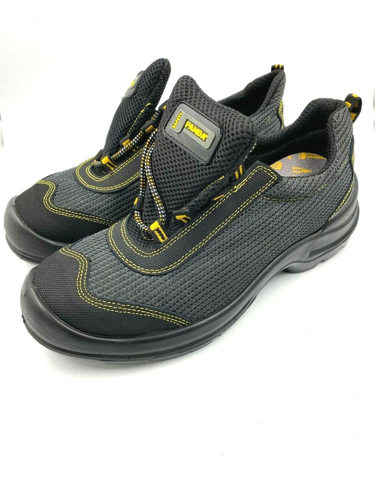 PANDA SPRINT  S1 SRC Arbeitsschuhe Sicherheitsschuhe Leder Schuhe Herren grau