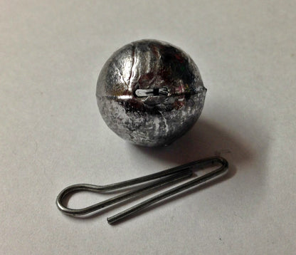 100 Stück Jigkopf Set  Bleikopf Bleikugel Angelblei  Cheburaschka  Ungefärbt