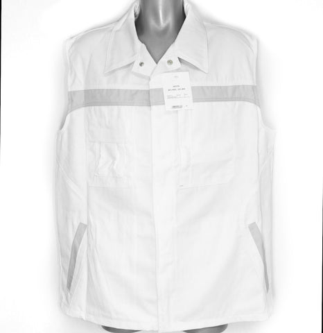 Kübler Weste Arbeitsweste Arbeitsbekleidung workwear Herren Weste weiß NEU