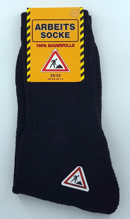 5-10-15  Arbeitssocken Workersocks  Baumwolle Socken schwarz , anthrazit