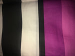 Bettwäsche Kissenbezug Decke 2-tlg. "Niki" farbe beere rosa gestreift 135/200 cm