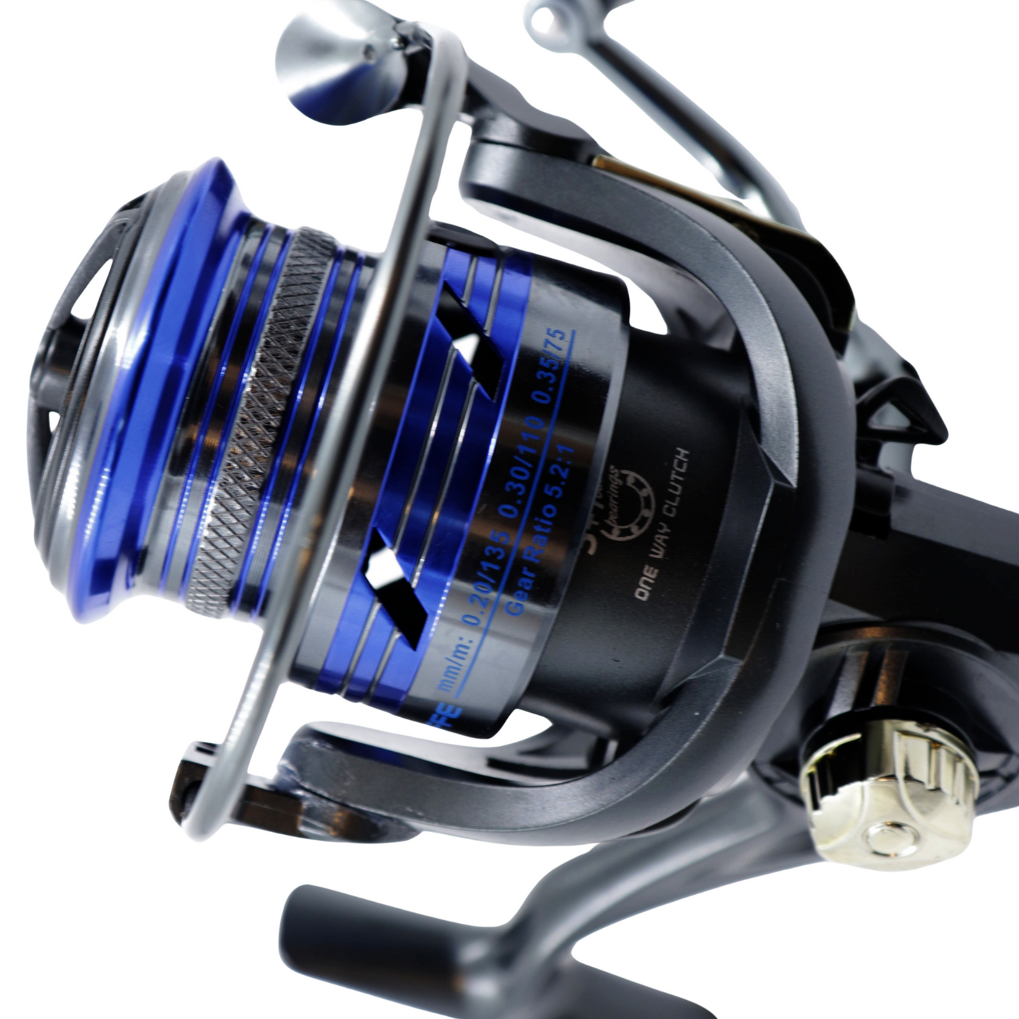 Fishing Ferrari Spinnrolle FLARE 5+1 Kugellager Frontbremsrolle Angelrolle Gr.30