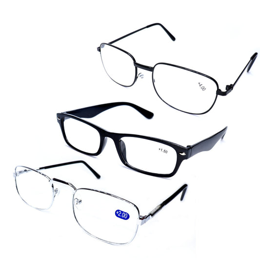 3, 5 oder 10 Lesebrille Lesehilfe +1,0+1,5+2,0+2,5+3,0+3,5+4.0 Unisex Brille