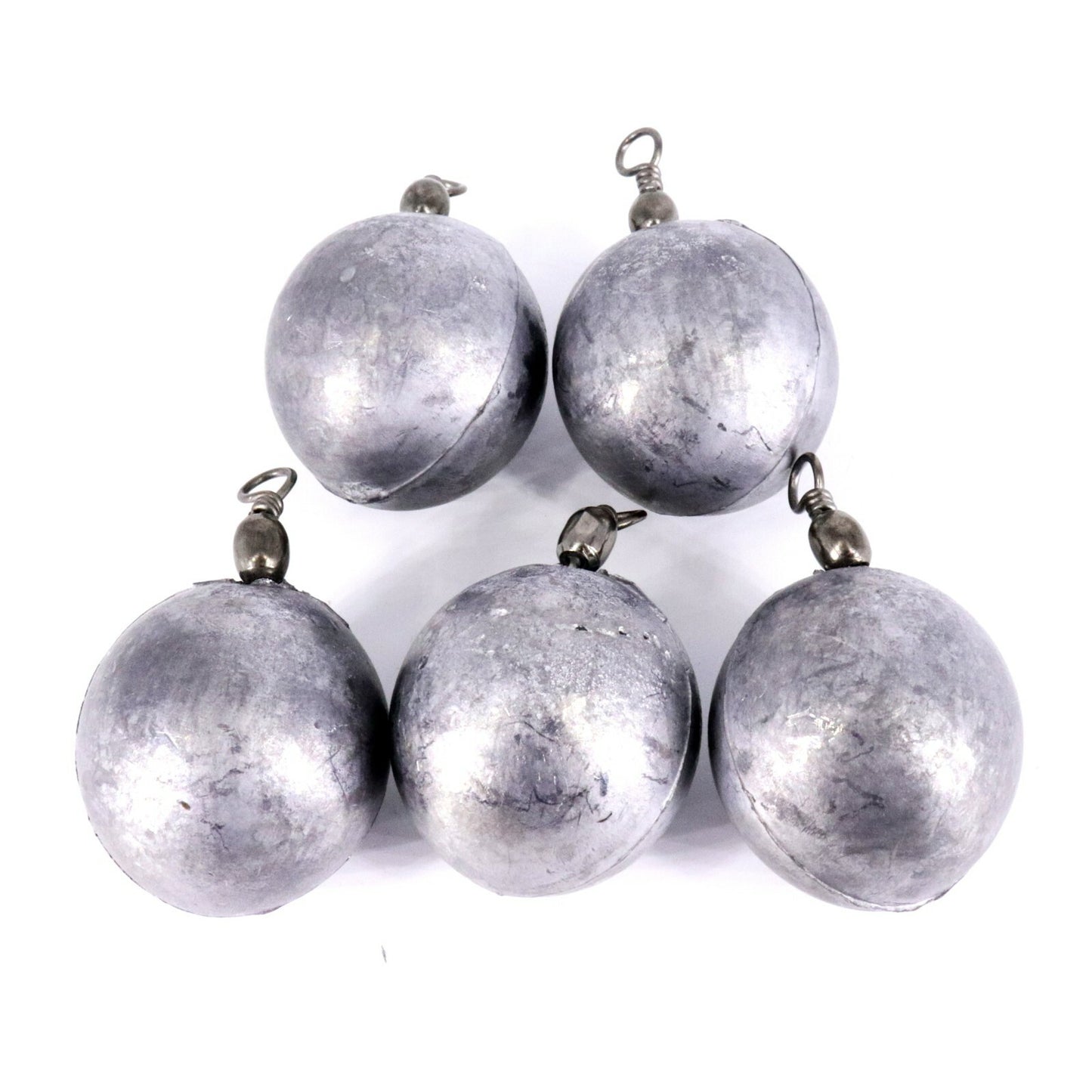 3-10x DropShot Rundblei Kugelblei – 160 g | 180 g mit Klemmwirbel