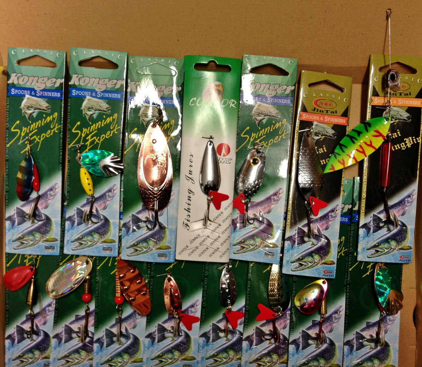 Blinker & Spinner Kunstköder | 10-30 Raubfisch Köder Set