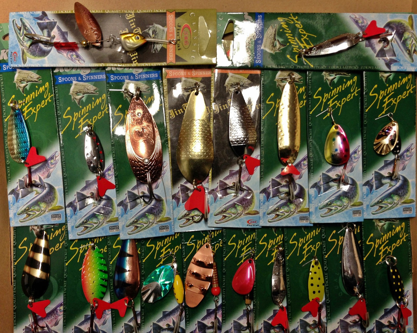 Blinker & Spinner Kunstköder | 10-30 Raubfisch Köder Set