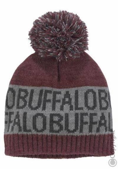 Bommelmütze  Strickmütze Wintermütze Mütze Jungs BUFFALO Gr. 4 und 5