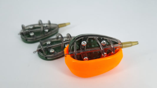 Method-Feeder Set – 3 Futterkörbe 30–50 g + Silikonform
