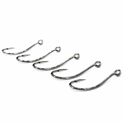 5 oder 10 Stück Karpfenhaken Angelhaken Größe 1 und 3/0 Haken Angeln mit öse