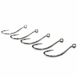 5 oder 10 Stück Karpfenhaken Angelhaken Größe 1 und 3/0 Haken Angeln mit öse