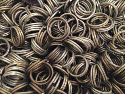 15 -1000 Sprengring Splitring für Wobbler Blinker Jerkbait Swimbait Stahl dunkel