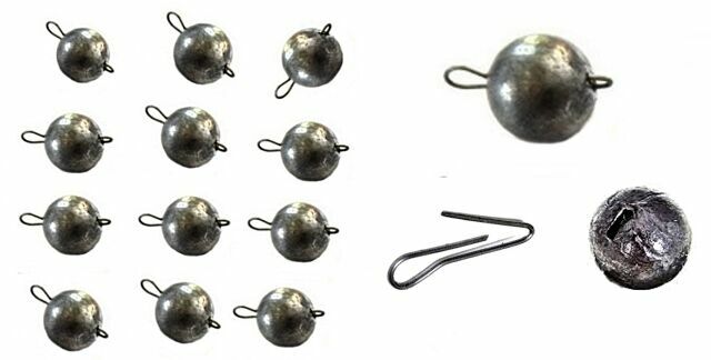 50-100St.Jigkopf Bleikopf Blei für Gummifische Cheburaschka Ungefärbt 2g bis 40g
