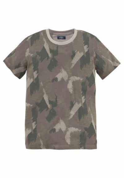 T-SHIRT Kinder Kindershirt Junior Military Look 128-182 Jungen Outdoor