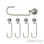 10x Jigkopf-Set – 5 Haken Gr. 5/0 + 5 Cheburashka 10–50 g | VMC Raubfischhaken