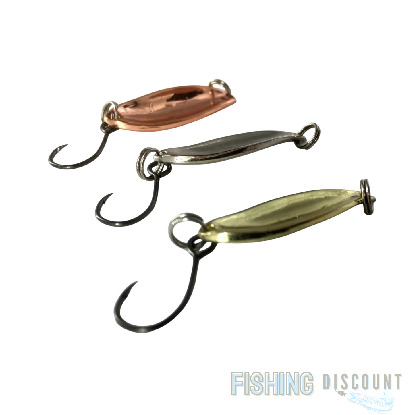 Set aus 3 japanischen Blinkern: Gold, SIlber und Rosegold