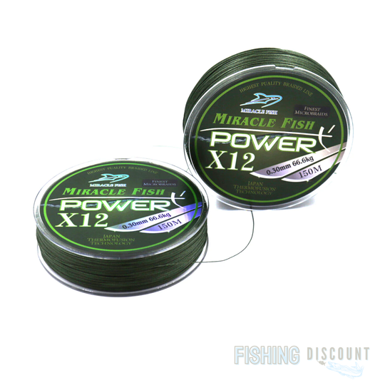 12-fach geflochtene Angelschnur